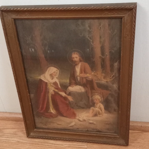 "The Holy Family" framed art - Picture 15 of 15